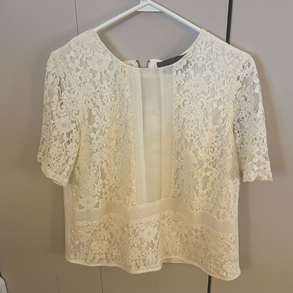 Anthropologie Sunday in Brooklyn Ellis Lace Blouse Size Medium
